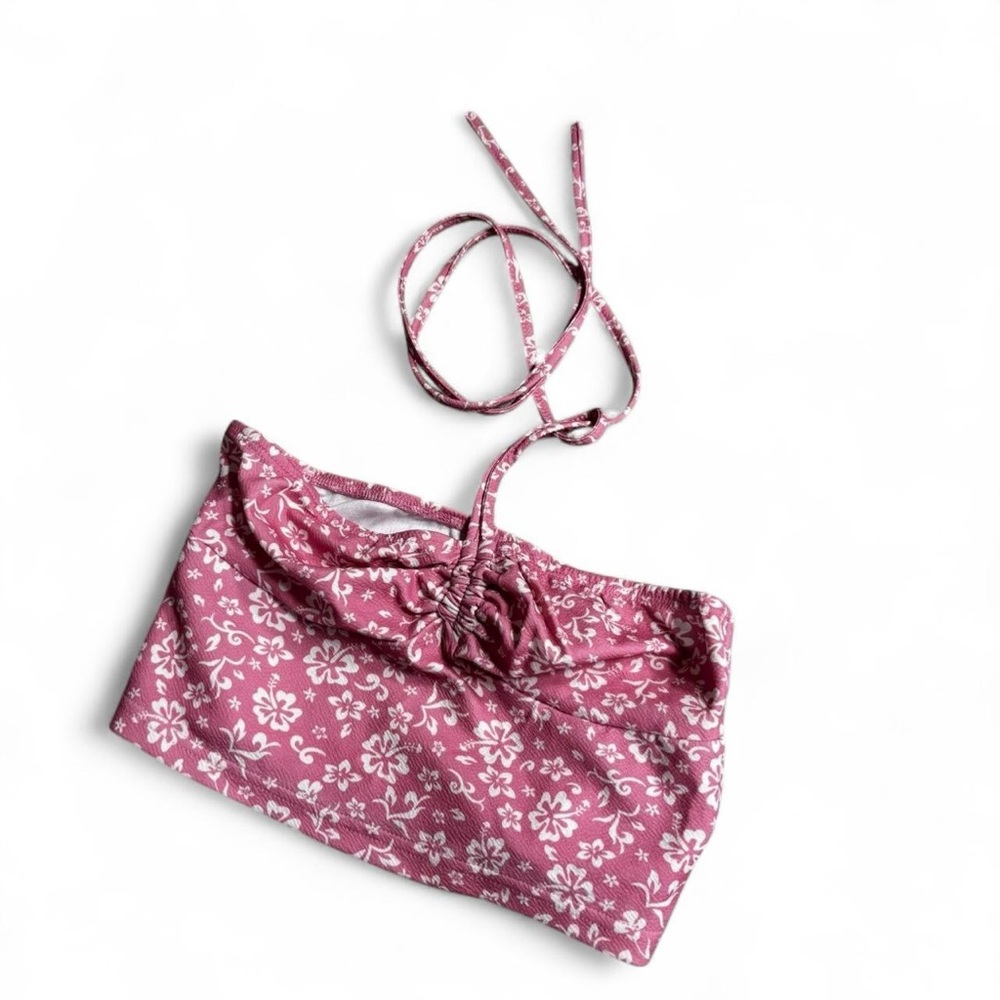 Floral Pink halter Top